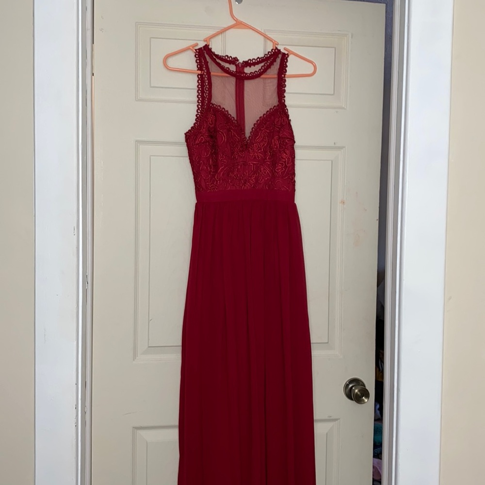 Floor length evening gown